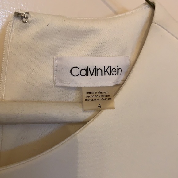 CALVIN KLEIN COLORBLOCK SCUBA DRESS SIZE 4 - Picture 7 of 11